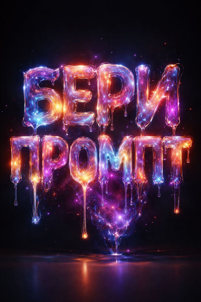 Cosmic Nebula Molten Text